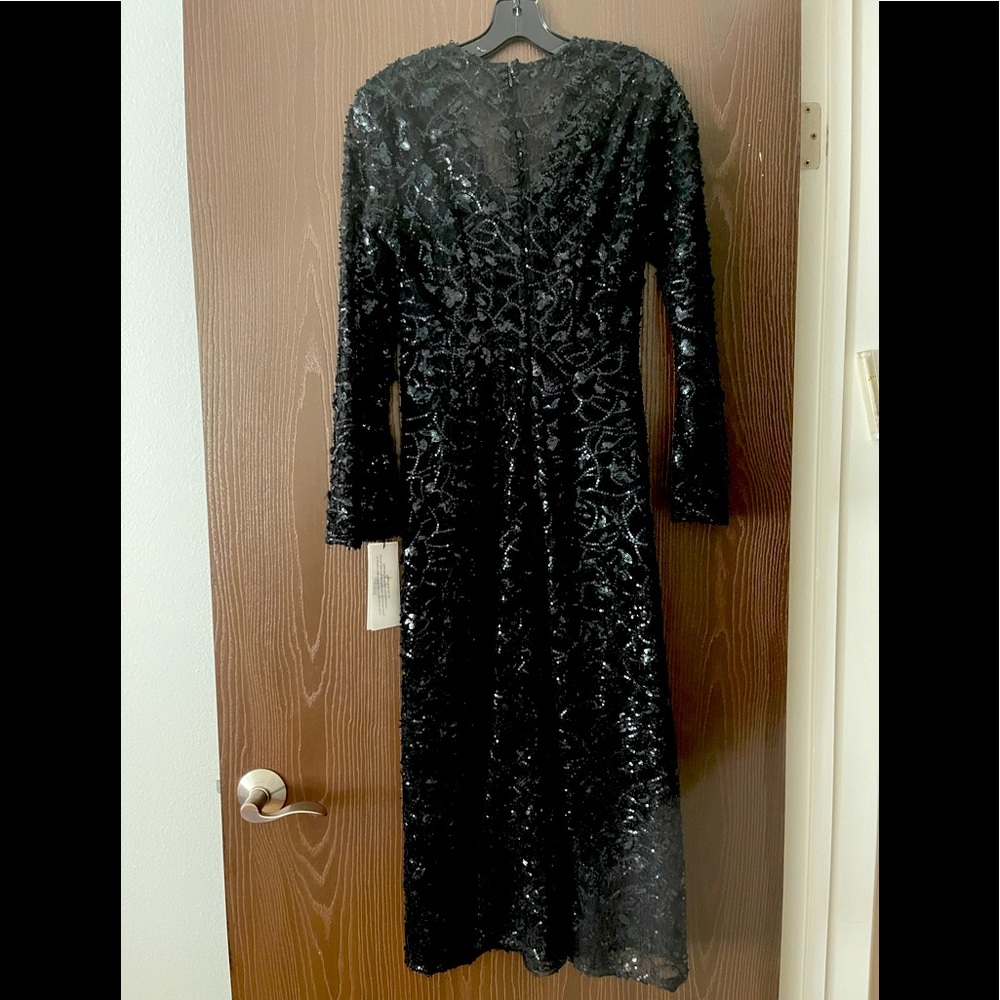 ROTATE Sequence Black Dress with Tags